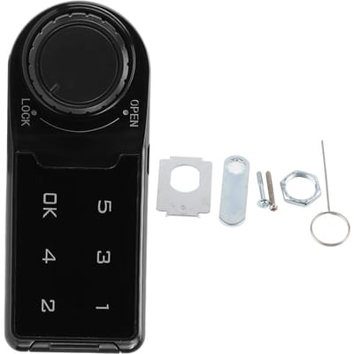 Serrure à combinaison électronique à clavier tactile pour classeur, casier, tiroir (L = 30 mm)