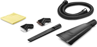 Reinigingsset Auto Interieur - Auto Poets Set - Stofzuigen Auto - Compleet Accessoires - 15 Meter Slang - Zwart