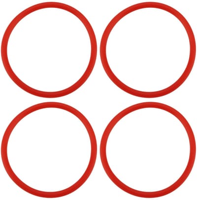 Dailygoods- O-ringen Set 4x - OD 35.2mm/ID 32mm - Compatibel met Rockshox/Fox/Manitou/Marzocchi - Duurzaam Fluorubber - Eenvoudige Vervanging - Vorkseals