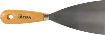 Betra Plamuurmes - werkbreedte 80 mm - conisch geslepen staal - houten greep