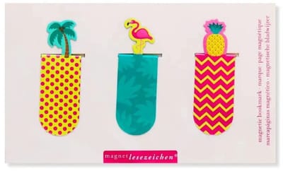 Moses Magnetische Boekenleggers Caribisch 6 Cm 3 Stuks