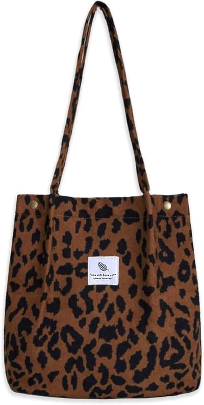 Grote Schoudertas voor Dames van Corduroy | Strandtas, Crossbody, Shopper en Handtas voor Werk en School