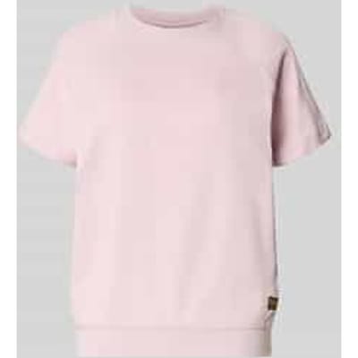 Regular Fit T-shirt met logopatch model 'Raglan'