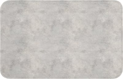 Badmat 80x50 cm - Antislip - Grijs - Beton - Industrieel - Badmatten voor badkamer - Badkamermat - Douchemat - Badkamer mat