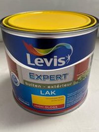 Levis - Expert Hout Lak Buiten High Gloss - Kanariegeel - 0,5 L