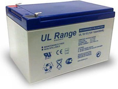 Ultracell UL12-12 12V 12Ah 12000mAh Oplaadbaar Loodaccu