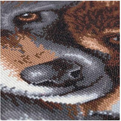 Diamond painting 40 x 50 cm crystal art full ronde steentjes -  Wolves  A Winter tale