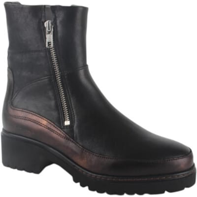 Piedi Nudi Coco 09.02 Black Anthracite dames enkellaarzen sportief maat 41 zwart