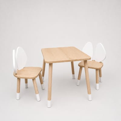 Cozy Collections - Kindertafel Met Stoeltjes - Kinderbureau - Eethoek set kinderen - Peuters tafel - Speeltafel - Montessori kindertafel - Kindermeubelen Set 1 t/m 7 Jaar