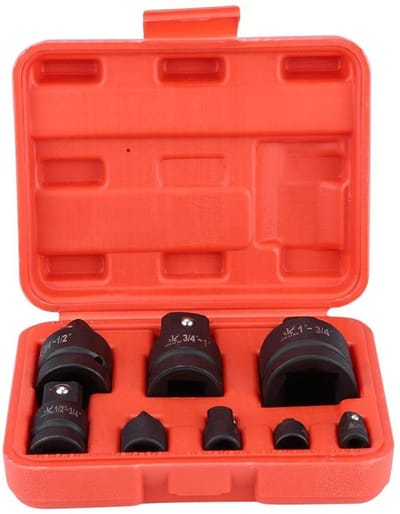 Dailygoody - Socket Wrench Adapter - Universele Adapter Set - Hoogwaardige Kwaliteit - Zwart - Voor Diverse Maten - Ideaal voor Klussen - Inclusief Op...