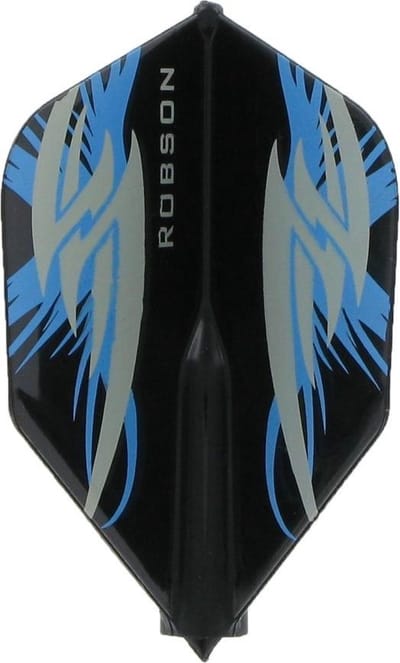 Robson Standaard Tribal Dartflights - Zwart