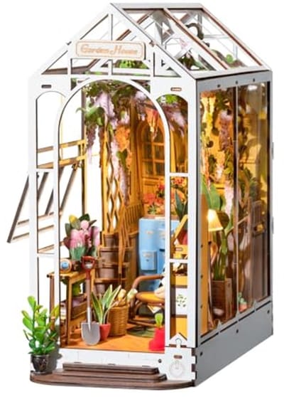 DIY Miniatuurhuis Garden House voor Boekenplank - Knutselen en Decoratie