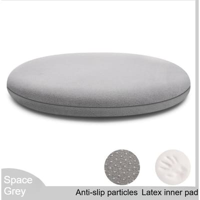 35cm/40cm/45cm Rond Geheugenschuim Kussen - met Elastische Rits Afneembaar Kussen, Ontworpen met Langzame Terugslag om Zinken te Voorkomen 35x35x3.5cm