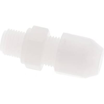 4x6mm & G1/8'' PVDF rechte slangkoppeling met buitendraad 10bar/145psi