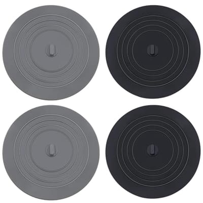 4 Stuks Rubberen Badstoppers voor Bad en Douche