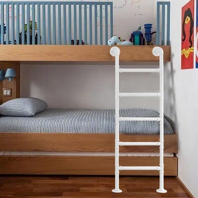 Metalen Trapladder - Vaste Ladder - Veilige Toegang Creëren - Verdikte IJzeren Buis - 100-300 cm - Zwart