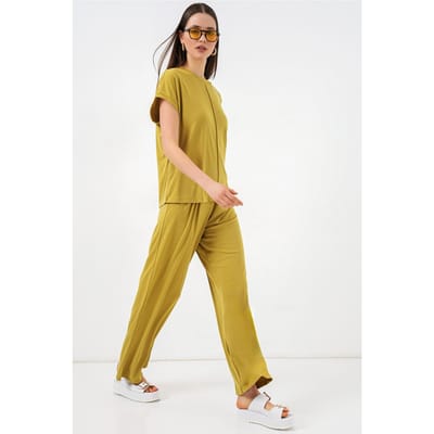Ontspannen Pasvorm Crew Neck Blouse