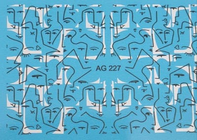 Korneliya Airbrush Waterdecal AG 227 Black/White
