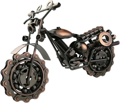Retro IJzeren Motor Model voor Moderne Woondecoratie - Unieke Collectie voor Motorliefhebbers