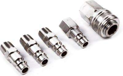 Scoby - Set Luchtkoppelingen - 5-delig - 1/4 - Air Fittings - Betrouwbare Kwaliteit