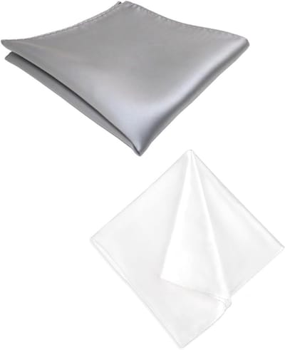 Zakdoek Houders - Zakdoek Doos - Formele Gelegenheden - Zachte Polyester Stof - 22x22cm - Effene Kleuren