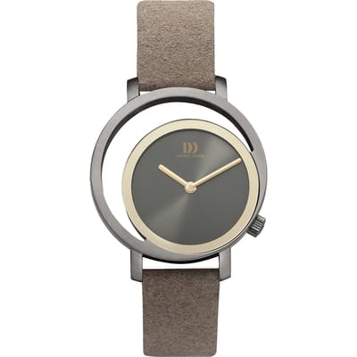 Danish Design Pico - Horloge Dames - Grijs - Luxe – 32 mm - RVS - Rond - Analoog
