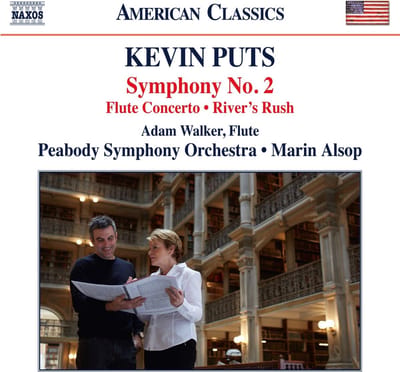 Adam Walker & Peabody Symphony Orchestra, Marin Alsop - Puts: Symphony No.2/Flute Concerto (CD)