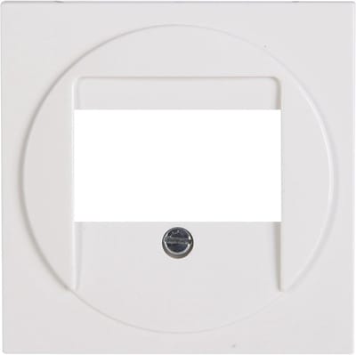 TAE Afdekking - Telefoon Aansluitdoos - Netwerk Aansluiten - Helder Vormgegeven Frame - 1-3 Aansluitingen - Zuiver Wit