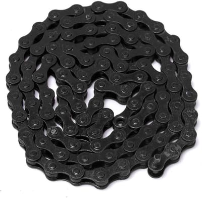 Dailygoods- Ketting Enkele Snelheid 1/2"x1/8" - 96 Schakels - Roestwerend - Geschikt voor MTB/BMX - Eenvoudige Installatie - Koolstofstaal - Fiets Ketting