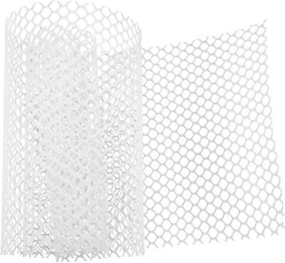 Balkonnet Huisdieren - Veiligheidsnet - Dierenbescherming - Eenvoudige Installatie - 100x20 cm - Wit