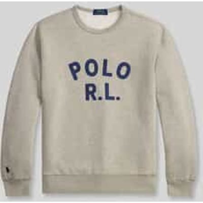 regular fit sweatshirt van katoenmix