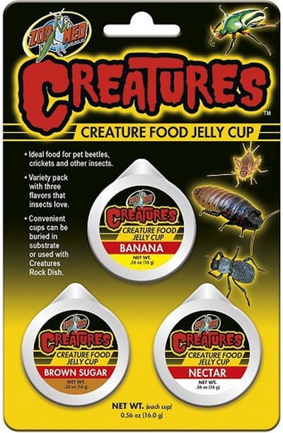 Zoo Med Creatures Food - Insectenvoer - Jelly Cup - Brown Sugar/Banana/Nectar