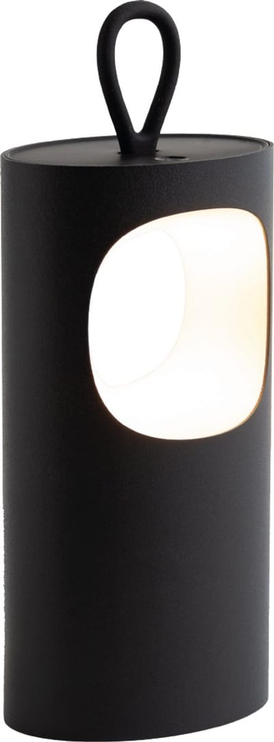 Luxus Europe - Tafellamp Lugano Zwart - Draadloze LED Tafellamp Binnen - USB-C Oplaadbaar - Dimbaar - Warm Wit - Luxe Design