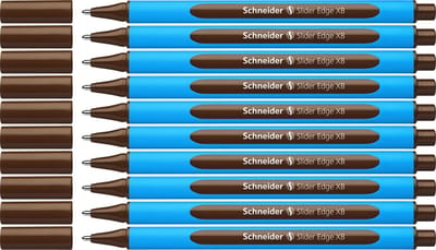 Schneider balpen - Slider Edge - XB - bruin - 10 stuks - S-152207-10