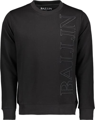 Ballin Trui Crewneck 4808 Zwart Mannen Maat - L