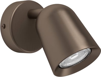 EGLO Camaldoli Spot - GU10 - 8.5 cm - Donker Brons - Kantelbaar