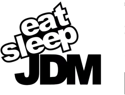 CHPN - Autosticker - Eat Sleep JDM - japanese domestic market 15/12CM - Sticker voor op de auto