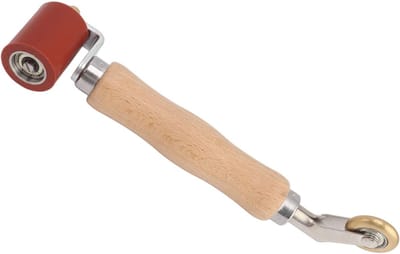 Handdrukroller van silicone, 40mm hittebestendige naadroller voor PVC laswerk, inclusief detailroller voor EPDM en TPO dakbedekking en membranen