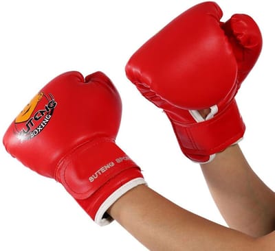 Dailygoods- Bokshandschoenen Kinderen - Sparring/Training - PU-Materiaal - Klittenbandsluiting - Ergonomisch Ontwerp - Verbeterde Veiligheid - Kindersporthandschoenen