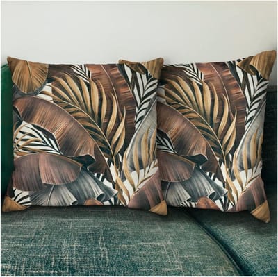 Sierkussens Set - Decoratie Kussens - Woonkamer Aankleden - Afneembare Hoes - 50 x 50 cm - Warme Kleuren