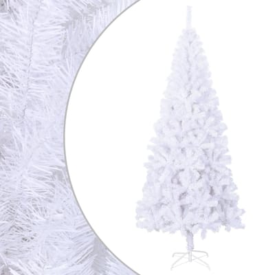 vidaXL - Kunstkerstboom - met - stalen - standaard - 910 - takken - 210 - cm