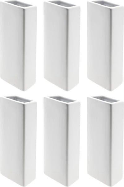 6x Radiator luchtbevochtigers wit 21 cm - Verdamper