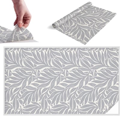 Tulup Raamfolie Anti inkijk - Bladdruppels Melkglas Folie - 200x116 cm - Grijs Anti inkijk Raamfolie Glas in Lood - Zonwerende Raamfolie - Voor de woonkamer, slaapkamer en kantoor - Privacy Folie Raam Glas in Lood