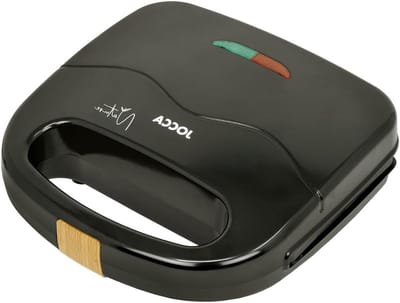 Tosti Apparaat - Sandwichmaker - Snelle Maaltijden - Antiaanbak Platen - 21.5 x 12 cm - Zwart