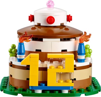 LEGO Iconic Birthday Table Decoration, Bouwpakket, 7 jaar, 120 stuk(s)