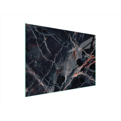 TMK ArtDeko - Marmerserien - Glazen Beschermplaat - 70x52 cm - Hygiënische Snijplank