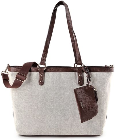 Gabor schoudertas Sibylla Zip Shopper Mixed Brown beige