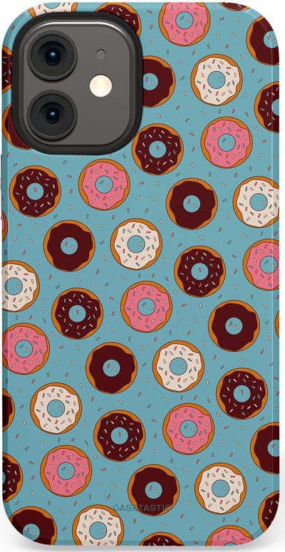 Casetastic Hoesje Geschikt voor Apple iPhone 12 Mini - Stijlvolle Beschermende Duo-layer Case - Donut Dromen