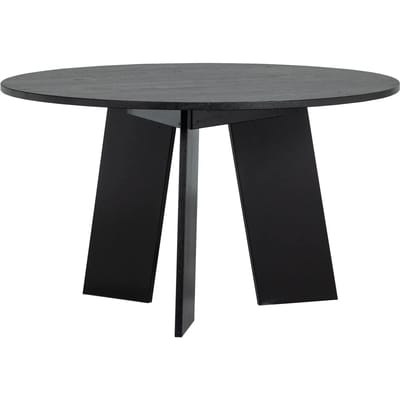 WOOOD Fries Eettafel - Eiken - Blacknight - 75x129x129
