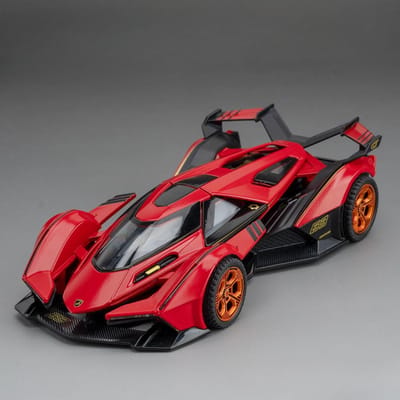 1:32 Lambor V12 Gt Superauto Model Speelgoed Metaal Diecast Pull Back Muziek Licht Miniatuur Racevoertuig Modellen Decoratie Jongens Cadeaus
